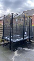 SPRING trampoline met veiligheidsnet 283 x 190 cm, Ophalen, Zo goed als nieuw