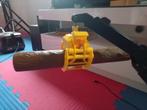 Bruder boom transport met kraan en vier boomstammen, Ophalen of Verzenden