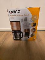 Quigg Koffiezetter Koper Deluxe - Nieuw in doos!, Afneembaar waterreservoir, 10 kopjes of meer, Gemalen koffie, Ophalen of Verzenden