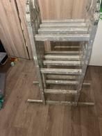 Uitklapbare ladder, Doe-het-zelf en Verbouw, Ophalen of Verzenden, Zo goed als nieuw, 4 meter of meer