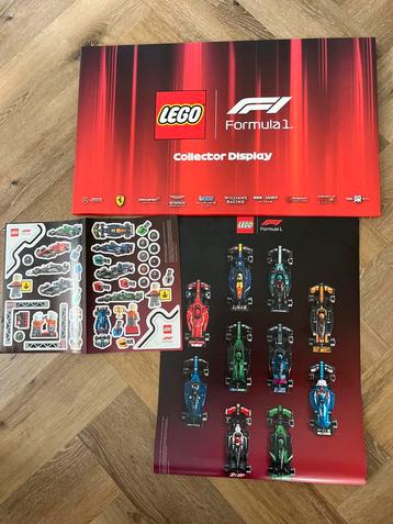 Zeldzame Lego Formule 1 Display + Poster & Stickers beschikbaar voor biedingen