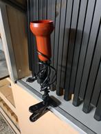 Vintage TafelLamp met Klem - Oranje, 30 tot 60 watt, Gloeilamp, Ophalen of Verzenden, Zo goed als nieuw