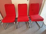Rode Gerard van den Berg stoelen (3 stuks), Huis en Inrichting, Stoelen, Ophalen, Gebruikt, Rood