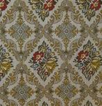 5709 Vintage behang klassiek ruiten bloemen retro swiet, Ophalen of Verzenden, 75 m² of meer, Rood