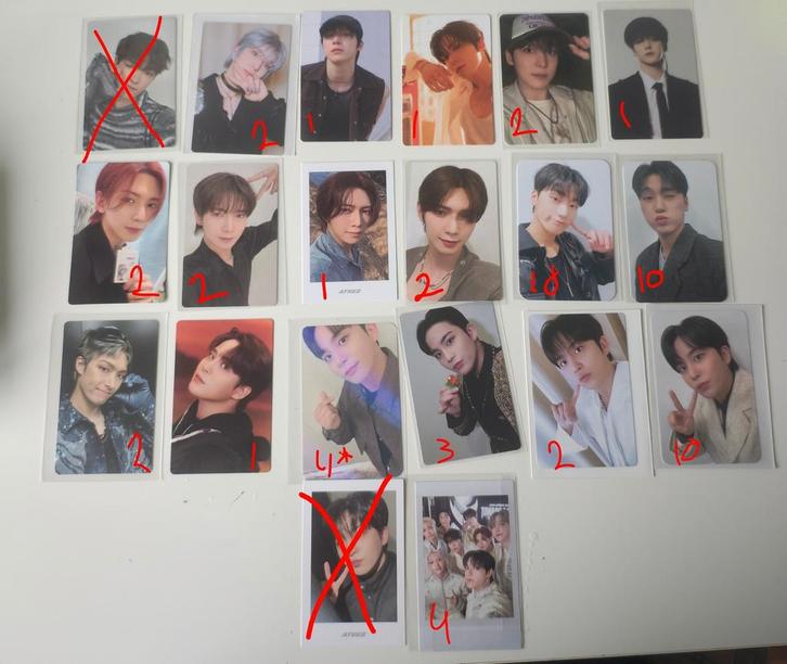 ATEEZ photocards, Verzamelen, Muziek, Artiesten en Beroemdheden, Zo goed als nieuw, Foto of Kaart, Ophalen of Verzenden