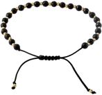 Onyx kralenarmband 14 karaat goud UNISEX nieuw!, Met edelsteen, Zwart, Nieuw, Ophalen of Verzenden
