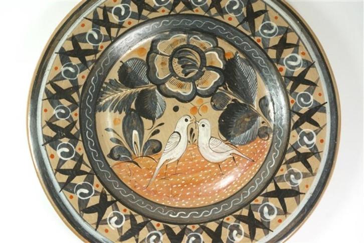 Wandbord duiven, Antiek en Kunst, Antiek | Wandborden en Tegels, Ophalen of Verzenden