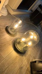 Industriële Tafellampen Set, Ophalen of Verzenden, Gebruikt, Glas, Minder dan 50 cm