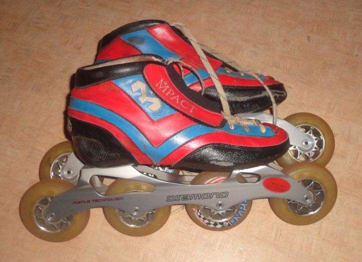Skeelers - Maple MPACT Diamond 90mm (Maat: 38), Sport en Fitness, Skeelers, Gebruikt, Inline skates 4 wielen, Ophalen of Verzenden