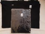 3x Zwarte T-shirts Logo Star - Nieuw - Maat S, Logo Star, Zwart, Nieuw, Ophalen of Verzenden
