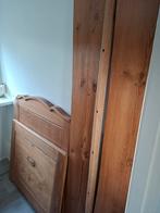 Oud Grenen Bedombouw 90x200, Huis en Inrichting, Slaapkamer | Bedden, Ophalen