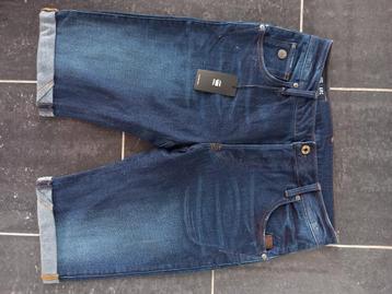 G-star Raw korte broek blue denim Arc 3D maat 28 gloednieuw! beschikbaar voor biedingen