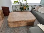 Rieten Salontafel met Mand, Ophalen, Overige materialen, Gebruikt, 50 tot 100 cm