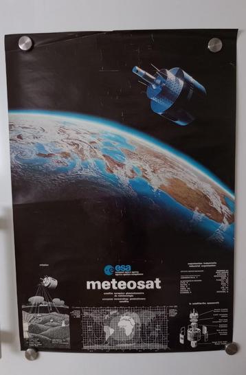 Retro Poster ESA Meteosat beschikbaar voor biedingen
