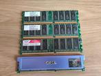 4x DDR geheugen, Computers en Software, RAM geheugen, Ophalen of Verzenden, Zo goed als nieuw, DDR, Desktop