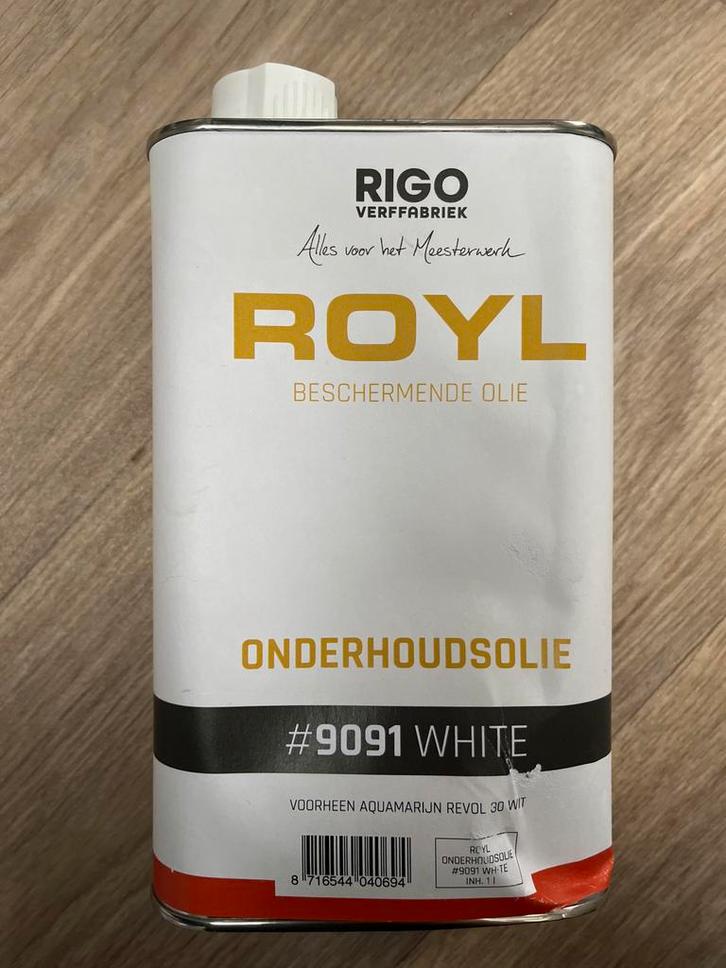 Royl Onderhoudsolie - Nieuw en Ongeopend, Doe-het-zelf en Verbouw, Verf, Beits en Lak, Nieuw, Beits, Minder dan 5 liter, Wit, Ophalen of Verzenden