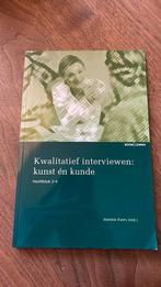 Kwalitatief interviewen: kunst en kunde, Ophalen of Verzenden, Beta, Zo goed als nieuw, HBO