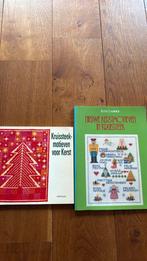 2 x kerstmotieven in kruissteek, Ophalen of Verzenden, Gebruikt, Handborduren, Patroon