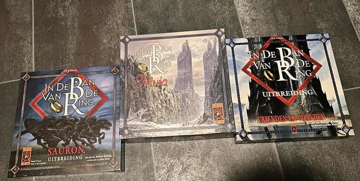 Bordspel in de ban van de ring Trivia + uitbreidingen, Hobby en Vrije tijd, Gezelschapsspellen | Bordspellen, Nieuw, Vijf spelers of meer