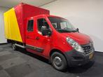 Renault MASTER Dubbel Cabine 6 persoon gesloten laadbak 15,8, Auto's, Gebruikt, Euro 6, 4 cilinders, Renault