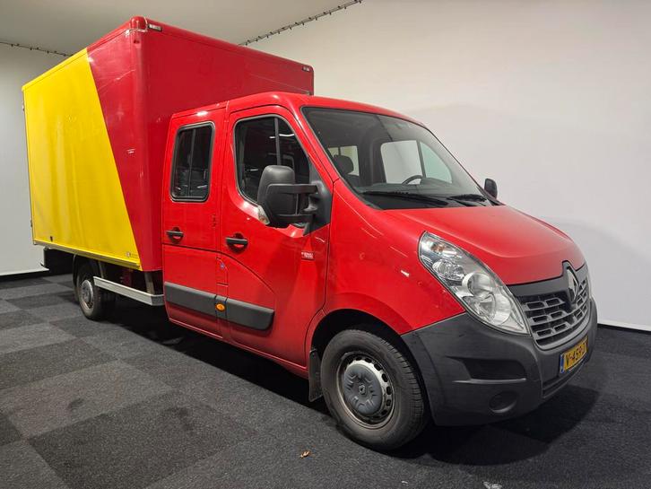 Renault MASTER Dubbel Cabine 6 persoon gesloten laadbak 15,8, Auto's, Bestelauto's, Bedrijf, Te koop, ABS, Airbags, Airconditioning