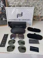 28- Nieuw origineel porsche design piloten zonnebril met 2 r, Overige merken, Zonnebril, Zwart, Nieuw