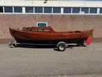Houten Sloep met kajuit 8 meter met trailer en diesel motor, Ophalen, 10 tot 30 pk, Gebruikt, Binnenboordmotor
