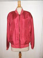 PURE SILK rood gevoerd jasje zijden jasje 40 zomerjas zijde, Pure Silk, Gedragen, Maat 38/40 (M), Verzenden