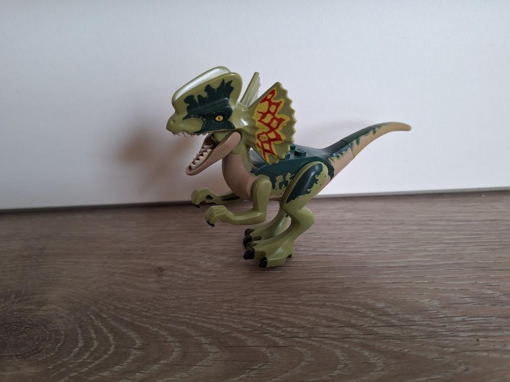 Lego dinosaur dilophosaurus - jurassic park, Ophalen of Verzenden, Zo goed als nieuw