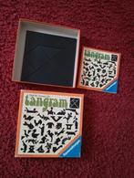 Tangram puzzel met boekje met voorbeelden, Ophalen of Verzenden, Minder dan 500 stukjes, Gebruikt