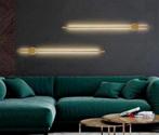 Lijn Led Wandlamp Goud stang Staaf 60cm muurlamp luxe modern, Huis en Inrichting, Lampen | Wandlampen, Nieuw, Ophalen of Verzenden
