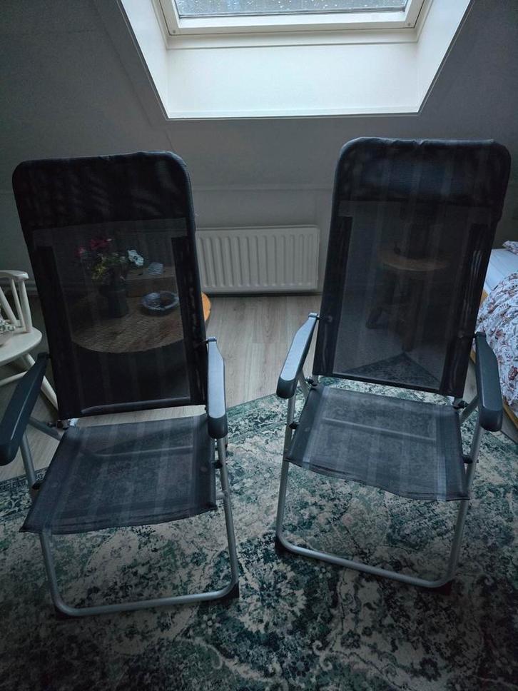 ANWB Campingstoelen - 2 stuks, verstelbaar, Caravans en Kamperen, Kampeermeubelen, Ophalen of Verzenden