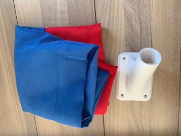 vlag en vlaggenstokhouder plastic  beschikbaar voor biedingen