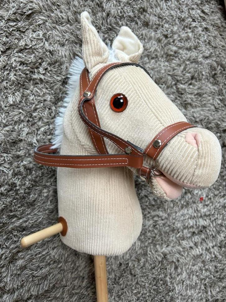 Leuk Stokpaardje met wielen en geluid, Zo goed als nieuw!, Kinderen en Baby's, Speelgoed | Hobbelfiguren, Zo goed als nieuw, Ophalen of Verzenden