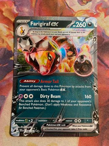 Pokemon FARIGRAF EX 108/162 (Temporal Forces) beschikbaar voor biedingen