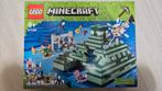 Minecraft lego 21136 open, Ophalen of Verzenden, Zo goed als nieuw, Complete set, Lego