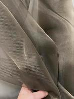 Taupe luxury vitrages op maat, Bruin, 200 cm of meer, Nieuw, Ophalen of Verzenden