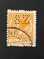 SZ 3 Zaandam Perfin perforatie op R8, Postzegels en Munten, Postzegels | Nederland, Ophalen of Verzenden