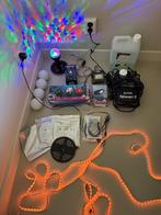 Diverse discolampen / LED snoeren / Strobe / evt. Rookmachin, Ophalen of Verzenden, Zo goed als nieuw, Versiering, Overige