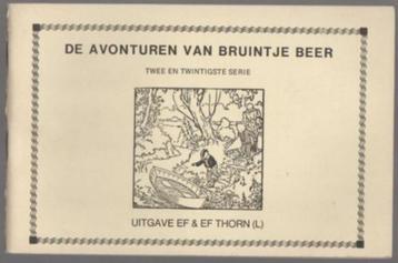 De avonturen van Bruintje Beer twee en twintigste serie 1972 beschikbaar voor biedingen