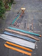 DIVERSE VISHENGELS (11 STUKS, DUS NOG GEEN €6 PER STUK), Ophalen, Gebruikt, Vaste hengel
