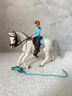 Schleich Paard met Zadel, Hoofdstel, Halster & Poppetje, Ophalen of Verzenden, Gebruikt, Overige typen
