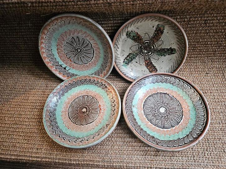handgemaakte, traditionele Roemeense aardewerken borden, Huis en Inrichting, Woonaccessoires | Onderzetters, Nieuw, Bord, Ophalen of Verzenden