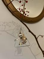 Oud Gablonzer Zilveren Engeltje Schommel antiek kerstbal, Ophalen of Verzenden, Gebruikt