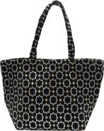 Marokkaanse Handgemaakte Fluwelen XL  Gouden Accenten  Zwart, Ophalen of Verzenden, Nieuw, Zwart, Shopper