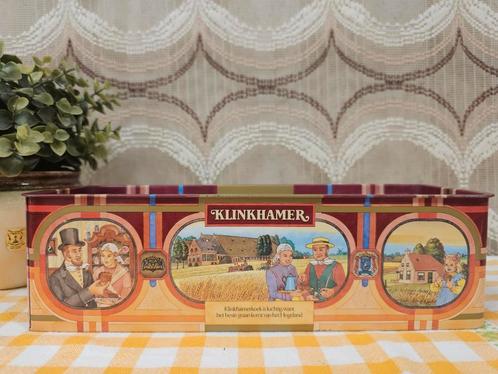 Klinkhamer vintage ontbijtkoek retro blik, Verzamelen, Blikken, Gebruikt, Koek(jes), Overige merken, Ophalen of Verzenden