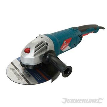 SILVERLINE 2400 W SILVERSTORM HAAKSE SLIJPMACHINE, 230 MM  2 beschikbaar voor biedingen