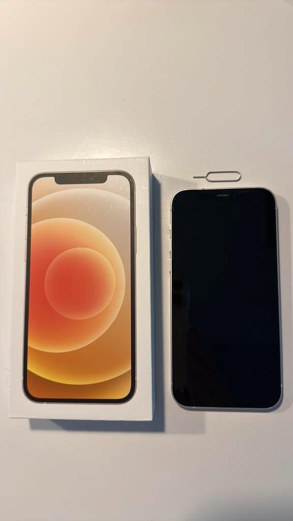 Apple iPhone 12, Telecommunicatie, Mobiele telefoons | Apple iPhone, Zo goed als nieuw, 64 GB, iPhone 12, Wit, Ophalen