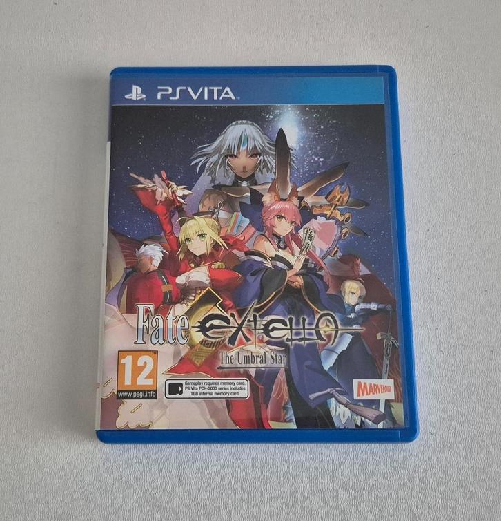 Fate/Extella The Umbral Star Playstation Vita PS Vita, Spelcomputers en Games, Games | Sony PlayStation Vita, Gebruikt, Avontuur en Actie