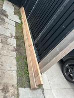 2 Douglas houten balken, 5m lang, 10x10 cm, Nieuw, Balk, Vuren, Ophalen